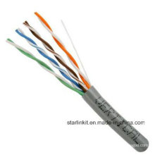 China hizo el precio de fábrica UTP Cat5e Cable LAN 1000FT gris